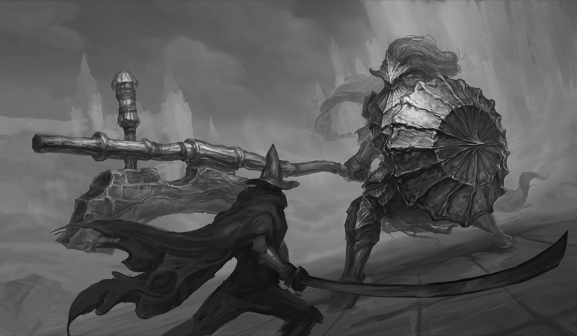 لوحة Dark Souls – قطعة واحدة – برشة أحجام | ديكور دارك