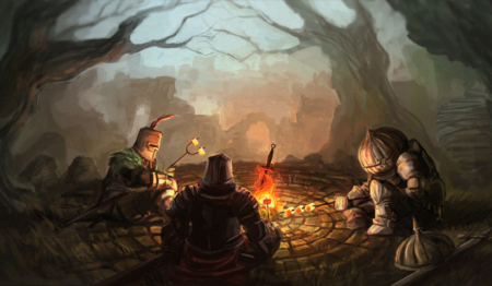 لوحة Dark Souls – قطعة واحدة – برشة أحجام | ديكور دارك