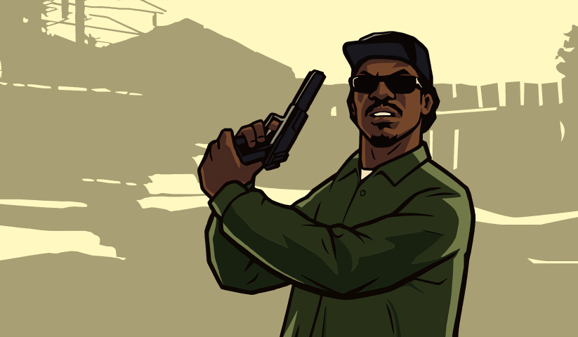 GTA sanandreas – 1 Panneau – Plusieurs Tailles | Décoration Maison