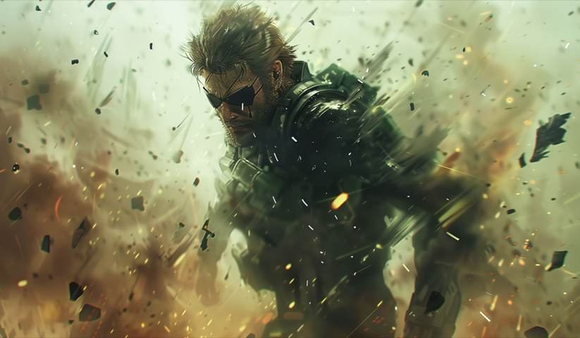 Metal Gear Solid  – 1 Panel – Multiple Sizes | Home Decor