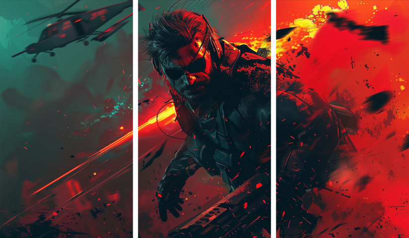 Metal Gear Solid  – 1 Panel – Multiple Sizes | Home Decor