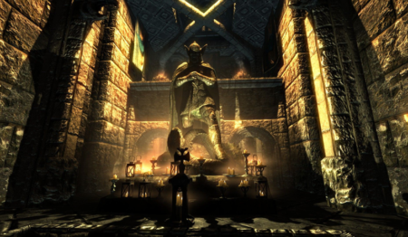لوحة The Elder Scrolls V Skyrim – قطعة واحدة – برشة أحجام | ديكور دارك