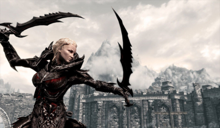 لوحة The Elder Scrolls V Skyrim – قطعة واحدة – برشة أحجام | ديكور دارك