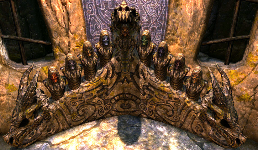 لوحة The Elder Scrolls V Skyrim – قطعة واحدة – برشة أحجام | ديكور دارك