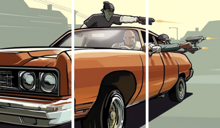 GTA sanandreas – 3 Panels – Multiple Sizes | Home Decor