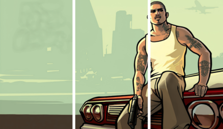 GTA sanandreas – 3 Panels – Multiple Sizes | Home Decor