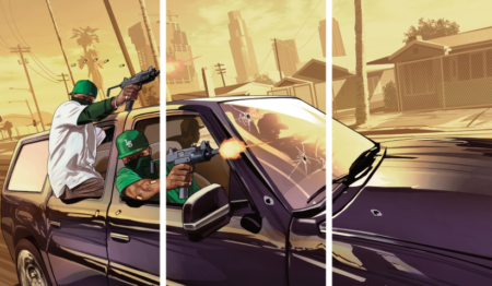 GTA sanandreas – 3 Panels – Multiple Sizes | Home Decor