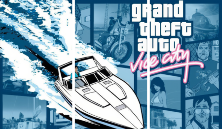لوحة GTA vice city – ثلاثة قطع – برشة أحجام | ديكور دارك