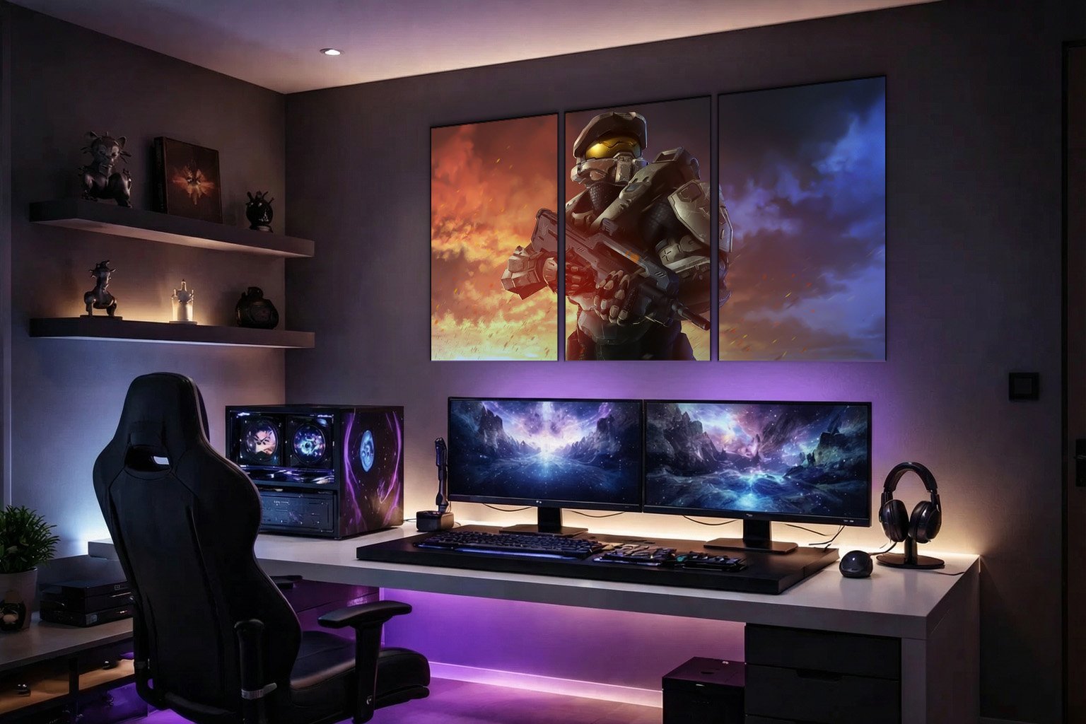 Home Trix'art | Premium Anime Art & Gaming Decor in Tunisia 11 m3 Halo 32 1