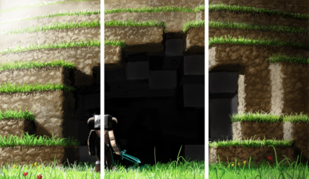 Minecraft – 3 Panels – Multiple Sizes | Home Decor