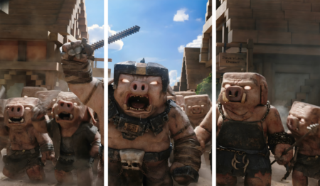 لوحة Minecraft – ثلاثة قطع – برشة أحجام | ديكور دارك