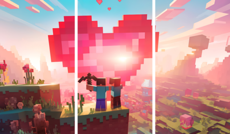 لوحة Minecraft – ثلاثة قطع – برشة أحجام | ديكور دارك