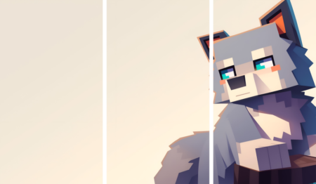 لوحة Minecraft – ثلاثة قطع – برشة أحجام | ديكور دارك