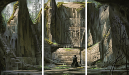 The Elder Scrolls V Skyrim – 3 Panels – Multiple Sizes | Home Decor