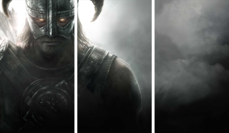 The Elder Scrolls V Skyrim – 3 Panels – Multiple Sizes | Home Decor