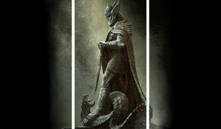 The Elder Scrolls V Skyrim – 3 Panels – Multiple Sizes | Home Decor