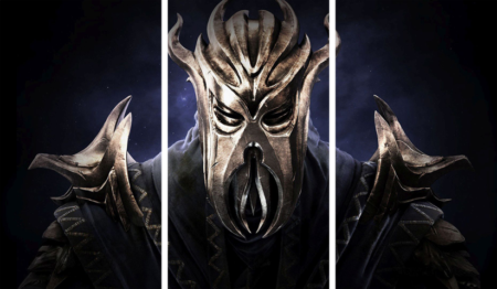 The Elder Scrolls V Skyrim – 3 Panels – Multiple Sizes | Home Decor