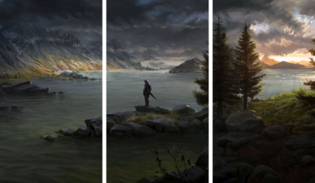 The Elder Scrolls V Skyrim – 3 Panels – Multiple Sizes | Home Decor