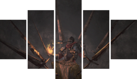 Dark Souls – 5 Panneaux – Plusieurs Tailles | Décoration Maison