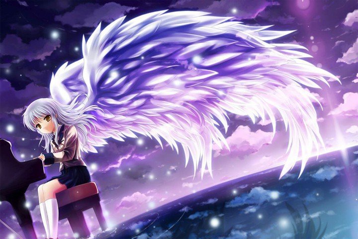 Angel Beats! – 1 Panneau – Plusieurs Tailles | Décoration Maison