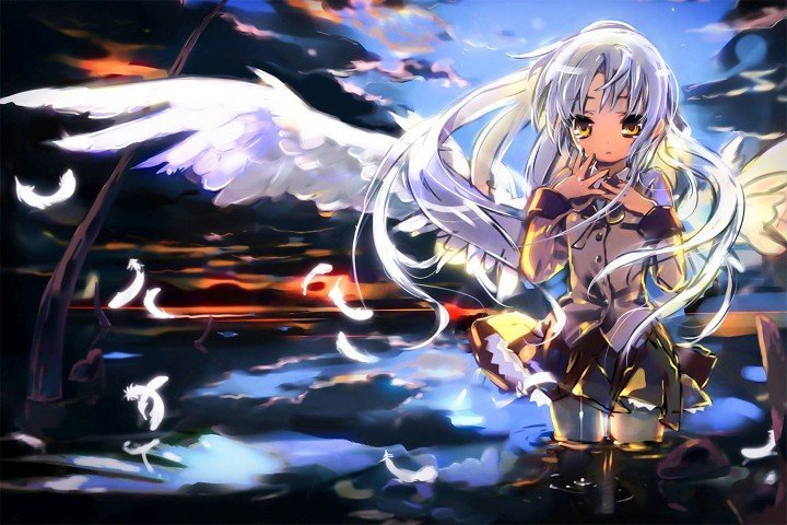 لوحة Angel Beats! – قطعة واحدة – برشة أحجام | ديكور دارك