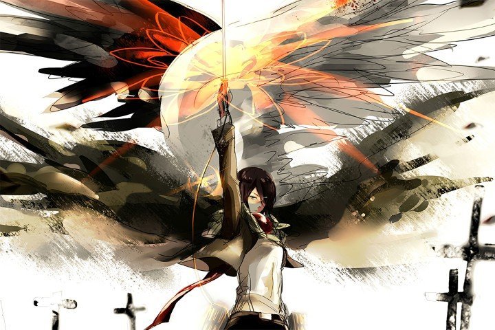 لوحة Attack on Titan – قطعة واحدة – برشة أحجام | ديكور دارك