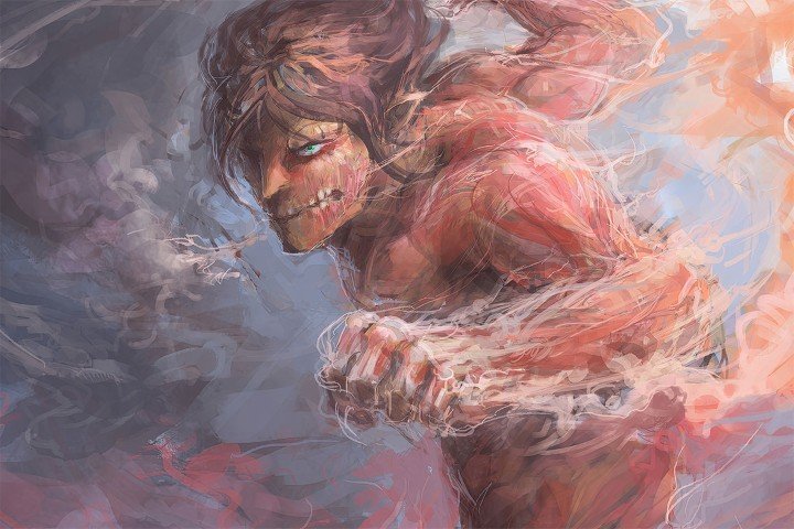 لوحة Attack on Titan – قطعة واحدة – برشة أحجام | ديكور دارك