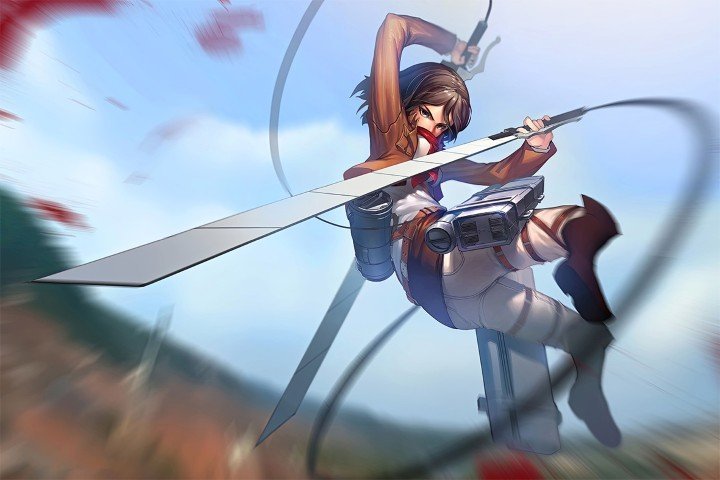 لوحة Attack on Titan – قطعة واحدة – برشة أحجام | ديكور دارك