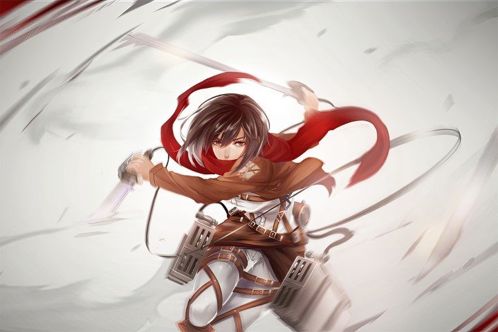 لوحة Attack on Titan – قطعة واحدة – برشة أحجام | ديكور دارك