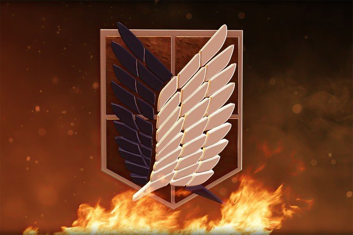 لوحة Attack on Titan – قطعة واحدة – برشة أحجام | ديكور دارك