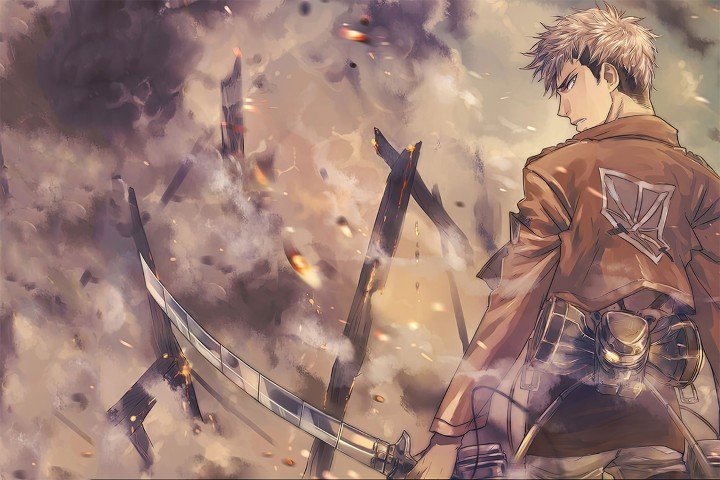 لوحة Attack on Titan – قطعة واحدة – برشة أحجام | ديكور دارك