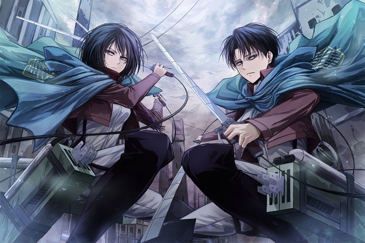 لوحة Attack on Titan – قطعة واحدة – برشة أحجام | ديكور دارك