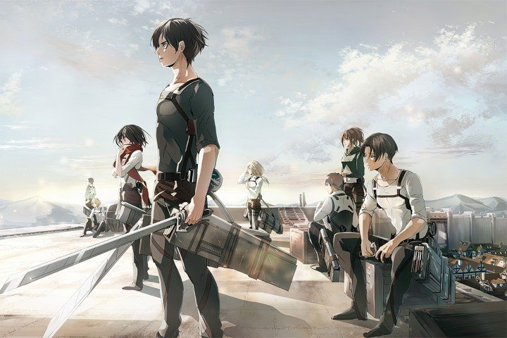 لوحة Attack on Titan – قطعة واحدة – برشة أحجام | ديكور دارك