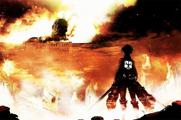 لوحة Attack on Titan – قطعة واحدة – برشة أحجام | ديكور دارك