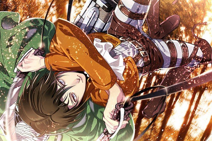 لوحة Attack on Titan – قطعة واحدة – برشة أحجام | ديكور دارك