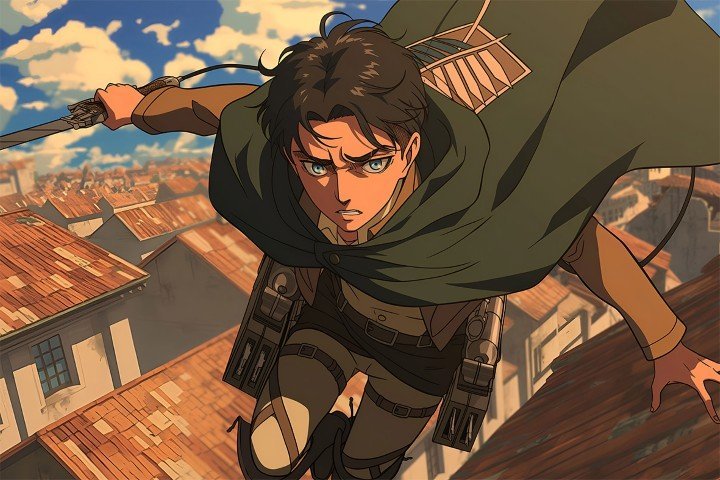لوحة Attack on Titan – قطعة واحدة – برشة أحجام | ديكور دارك