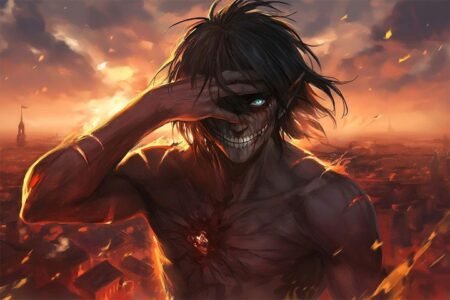 لوحة Attack on Titan – قطعة واحدة – برشة أحجام | ديكور دارك