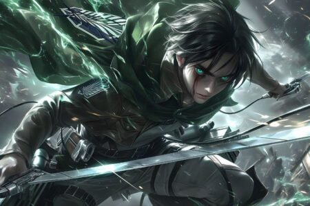 لوحة Attack on Titan – قطعة واحدة – برشة أحجام | ديكور دارك