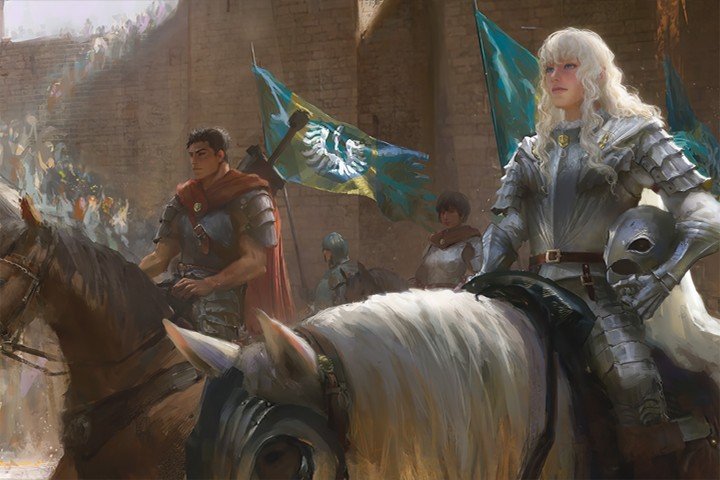 لوحة Berserk – قطعة واحدة – برشة أحجام | ديكور دارك