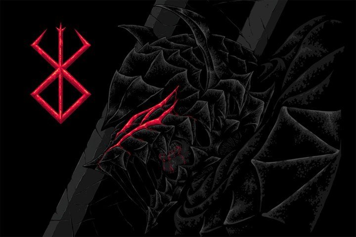 لوحة Berserk – قطعة واحدة – برشة أحجام | ديكور دارك