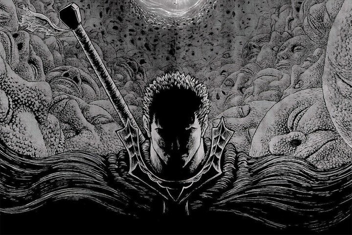 لوحة Berserk – قطعة واحدة – برشة أحجام | ديكور دارك
