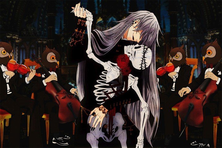 لوحة Black Butler – قطعة واحدة – برشة أحجام | ديكور دارك