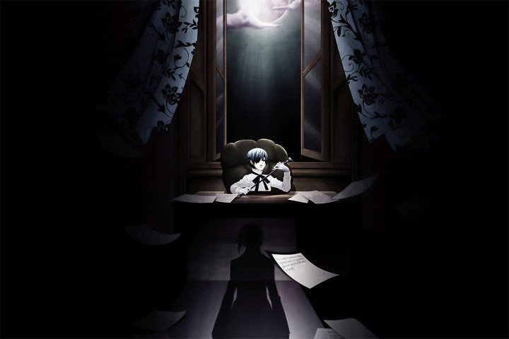 لوحة Black Butler – قطعة واحدة – برشة أحجام | ديكور دارك