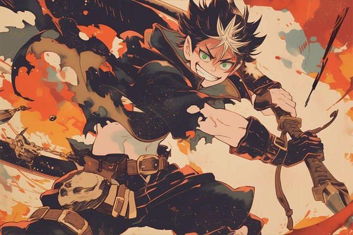 Black Clover – 1 Panel – Multiple Sizes | Home Decor