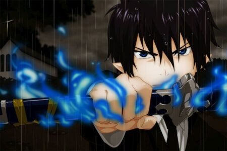 لوحة Blue Exorcist – قطعة واحدة – برشة أحجام | ديكور دارك