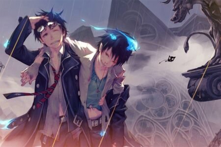 لوحة Blue Exorcist – قطعة واحدة – برشة أحجام | ديكور دارك