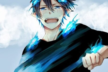 لوحة Blue Exorcist – قطعة واحدة – برشة أحجام | ديكور دارك