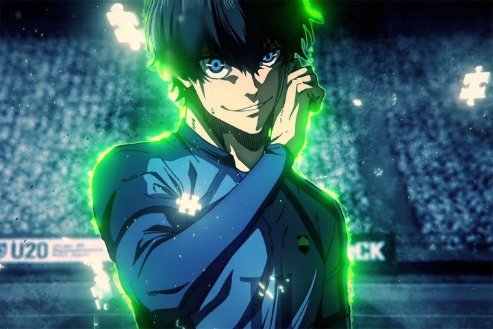 لوحة Blue Lock – قطعة واحدة – برشة أحجام | ديكور دارك