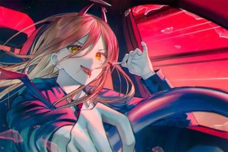 لوحة Chainsaw Man – قطعة واحدة – برشة أحجام | ديكور دارك