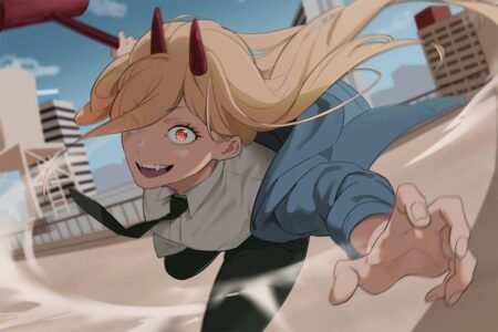 لوحة Chainsaw Man – قطعة واحدة – برشة أحجام | ديكور دارك